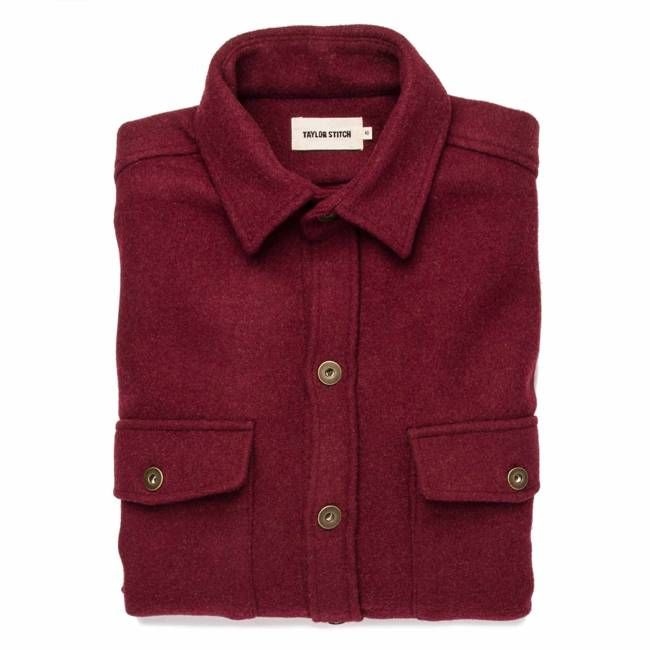 The Explorer Shirt in Burgundy
