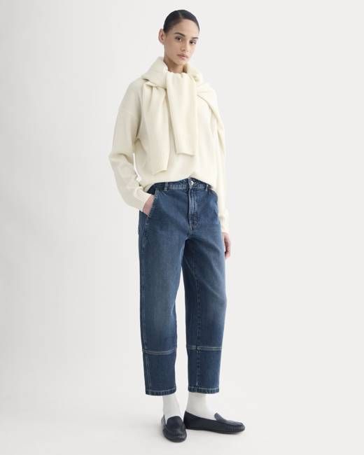 The Utility Barrel Pant | Deep Blue Indigo | Regular