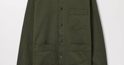Khaki Green Overshirt | Organic Cotton Fine Twill | Asket