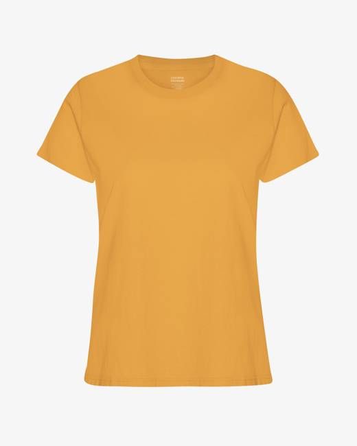 Women Light Organic Tee - Burned Yellow