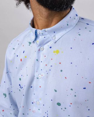 Splash Paint Oxford Shirt