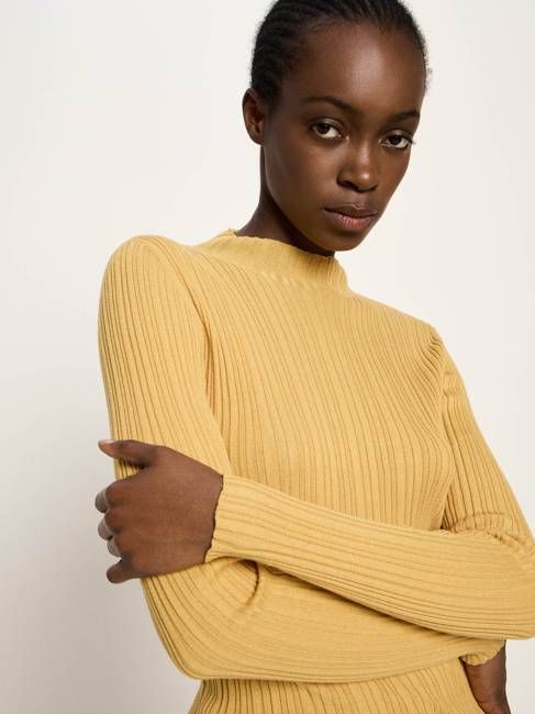 Ribbed sweater (GOTS)