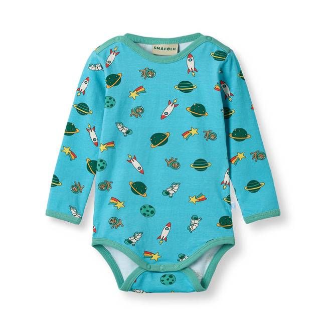Elstar long-sleeved baby body with the universe