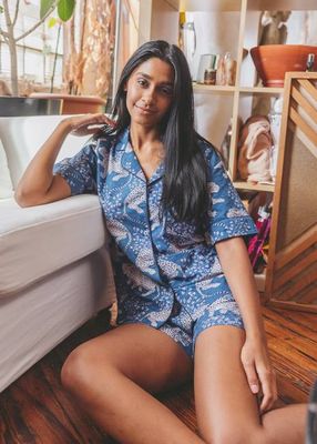 Bagheera - Short PJ Set - Indigo