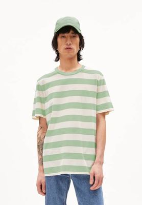 AADONI BOLD STRIPES | smith green-oatmilk