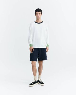 Long sleeve green cuffs T-shirt Emilio R