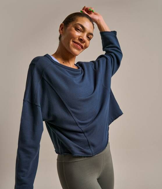 After Class Scoop Neck Sweat Top