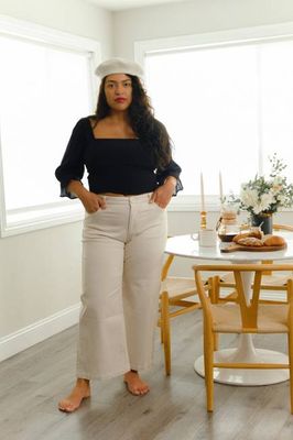 Sample Sale Flora Pant in Natural Extended