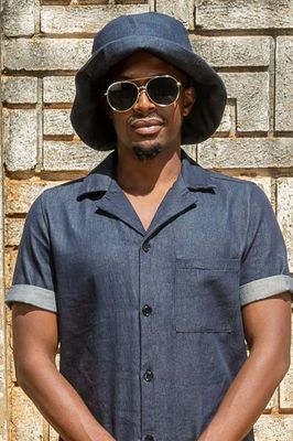 Lory Unisex Bucket Hat in Organic Denim