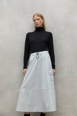 LIGHT GREY KANO SKIRT