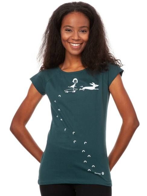 Best Friend Cap Sleeve deepteal size S