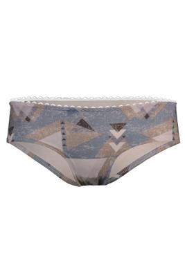 Bio Hipster Dreiecke blau -