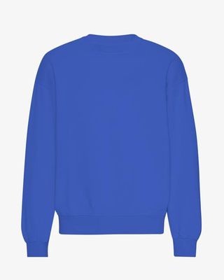Organic Oversized Crew - Sapphire Blue