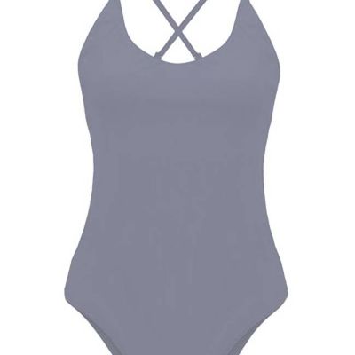 Recycling Badeanzug Frøya, grau - kaufen