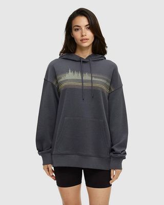 Retro Treeline Relaxed Hoodie