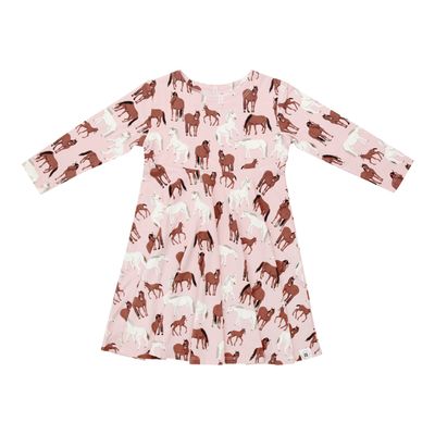 Wild Horses Swirly Girl Dress