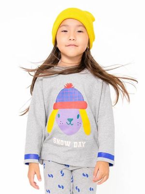 Kids' Snow Day Dog Shirt