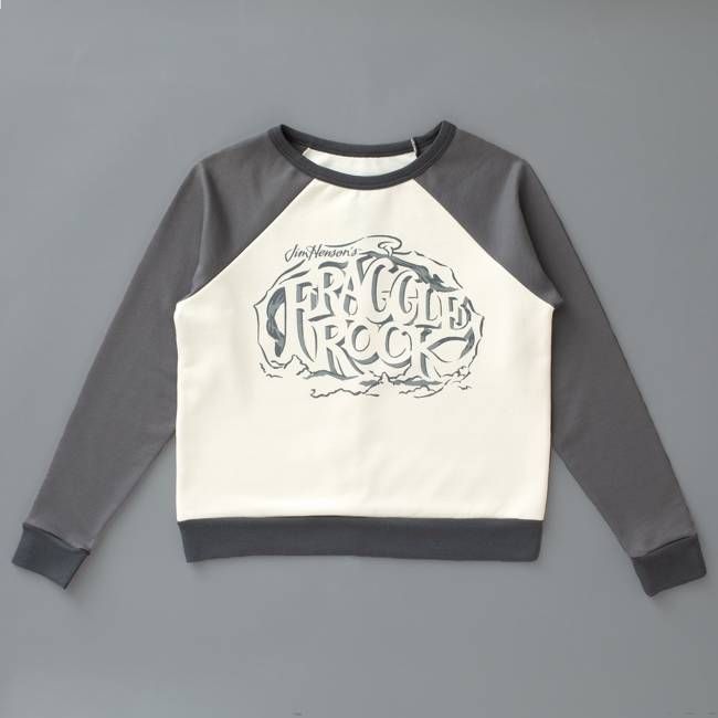 Adult Oslo Sweatshirt - Fraggle Rock Logo Grey