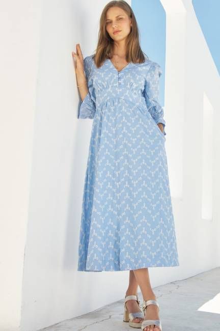 Hadlee Dress | Cornflower