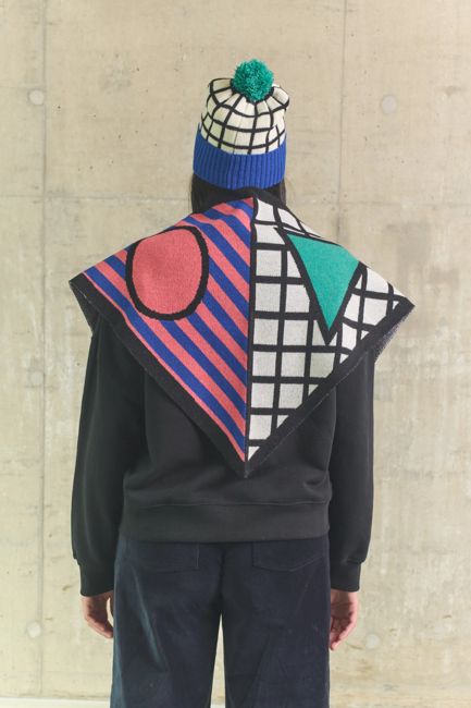 Miss PomPom Memphis Wool Bobble Hat