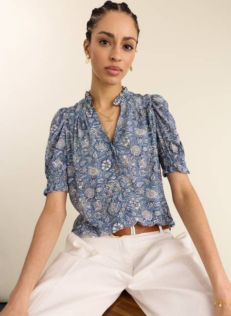 Nolan Printed Blouse