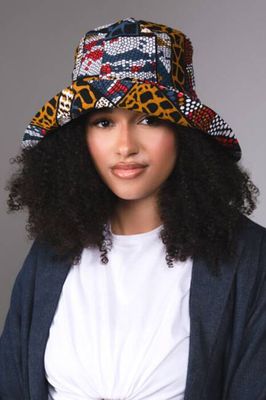 Lory Unisex Bucket Hat in Animal Mesh
