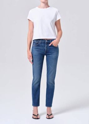 Cocktail Ankle Jean (Comfort Stretch) in Outline