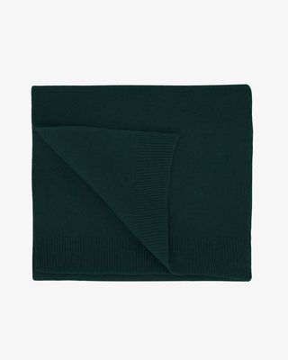 Merino Wool Scarf - Emerald Green