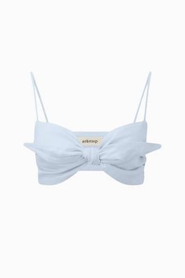 Das Xavi Bandeau Top in Himmelblau