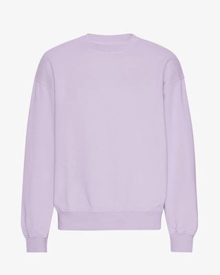 Organic Oversized Crew - Soft Lavender