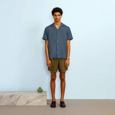 CAMP-COLLAR LINEN