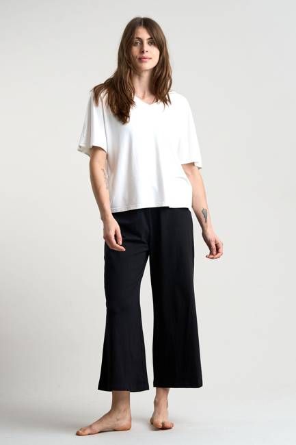 Komodo Diana Lounge Pant - GOTS Bio-Baumwolle Schwarz
