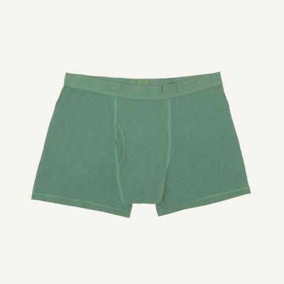 Organic Cotton Men's Boxer Brief in Willow