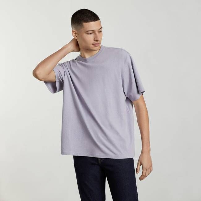 The Everyone Relaxed Hemp Tee | Lilac Grey