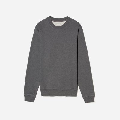 The Track Crewneck Sweatshirt | Dark Heather Grey