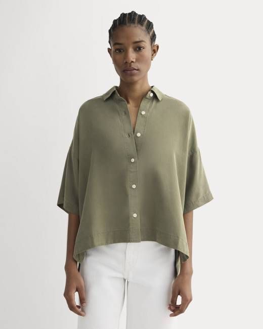 The Short-Sleeve Square Shirt in Butterlite | Kalamata