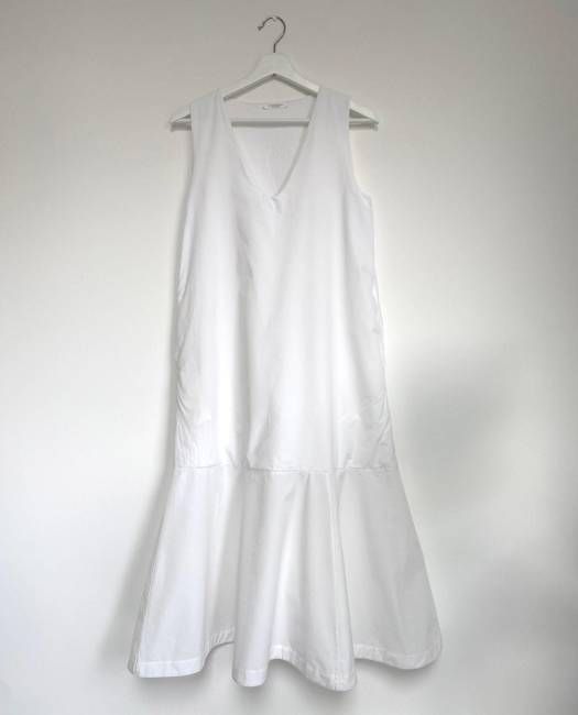 Madelyn Organic Cotton Dress In White S Preloved