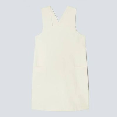 The Cross-Back Apron Mini Dress | Canvas