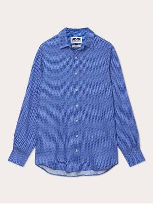 Men's Waves Abaco Linen Shirt