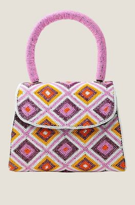 Beaded Handbag | Pink
