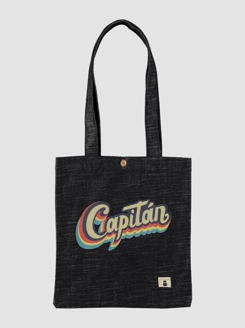 CAPTAIN RAINBOW COWBOY TOTE BAG