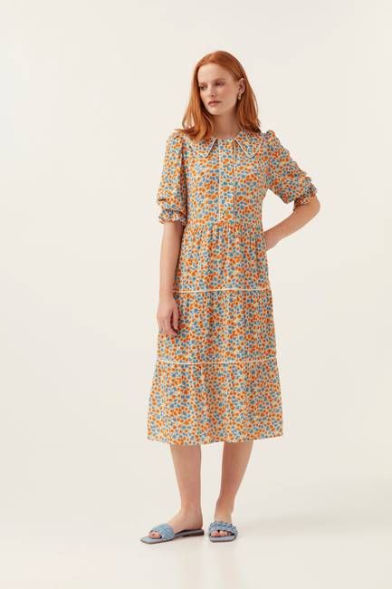 Mini Bloom Floral Midi Dress