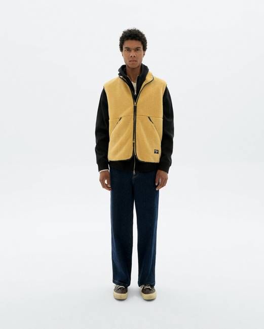 Yellow fleece Craig vest