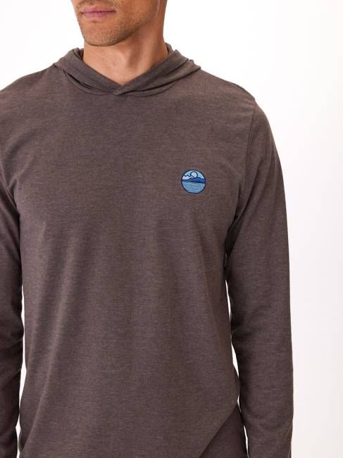 Triblend Embroidery Hoodie Tee