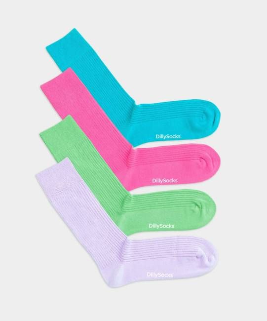 Ribbed Color Blocking (4-Pack)