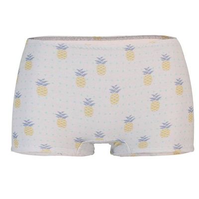 Bio-Panty Erna Muster Ananas (grau)