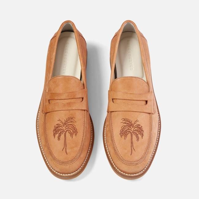 Wilde Natural Palm Tree Penny Loafer - Men's