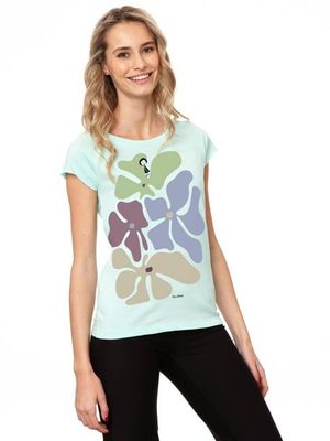 Flower Girl Cap Sleeve moonlight jade