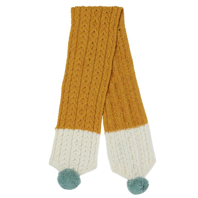 Finchley Merino Children's Scarf - Mustard