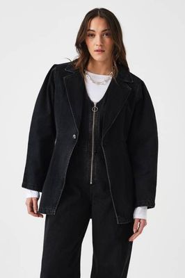 Bette Tailored Denim Jacket in Fairbanks